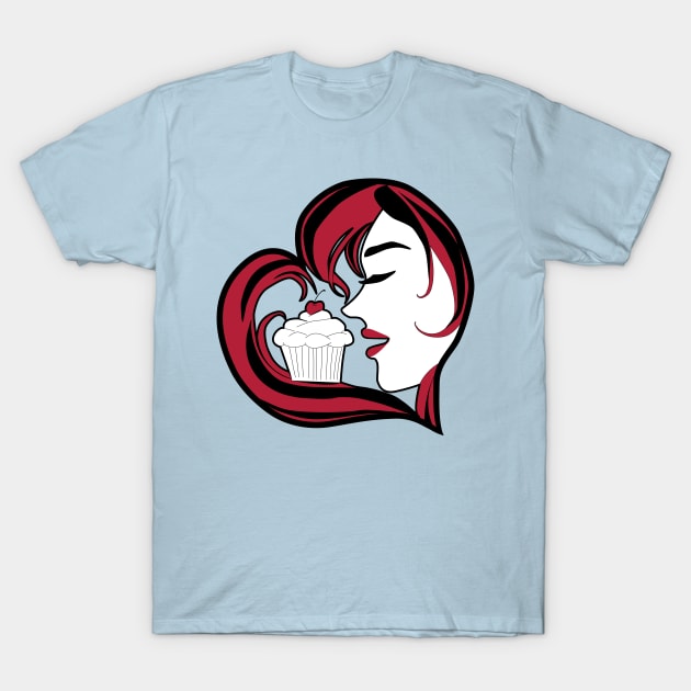 Cupcake Love T-Shirt by ShadoxV